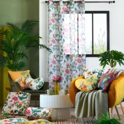 Coussin Et Housse|STOF Coussin carré coton (50 x 50 cm) Emmy Jaune moutarde