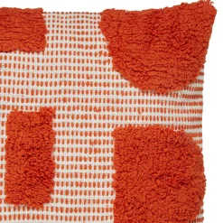 Coussin Et Housse|Atmosphera, cru017dateur d'intu017drieur Coussin carré coton (50 x 50 cm) Poppy Orange