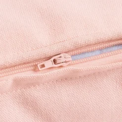 Coussin Et Housse|EMINZA Coussin carré coton (60 x 60 cm) Pixel Rose poudré