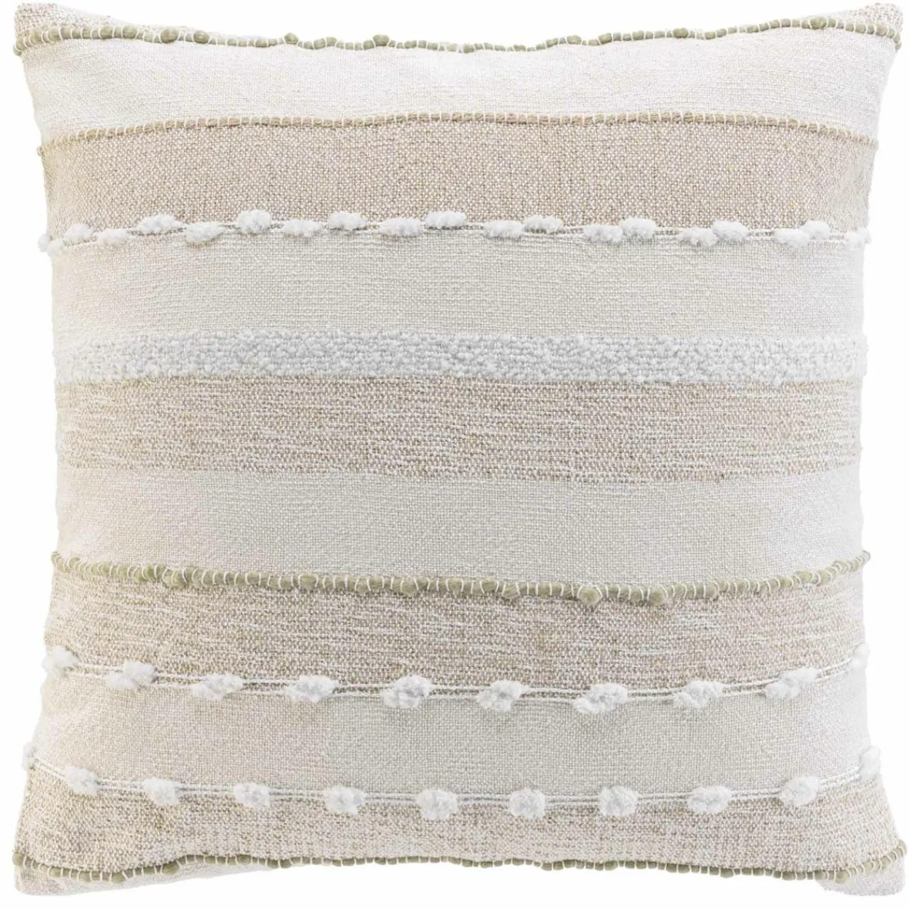 Coussin Et Housse|douceur d'intu017drieur Coussin carré coton tissé (60 x 60 cm) Santos Beige