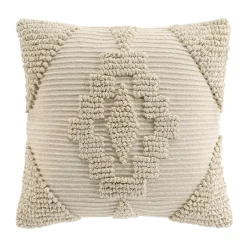 Coussin Et Housse|douceur d'intu017drieur Coussin carré coton tufté (45 x 45 cm) Kamary Ecru
