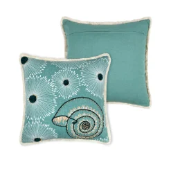 Coussin Et Housse|STOF Coussin carré en coton (45 x 45 cm) Barbade Vert céladon