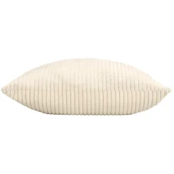 Coussin Et Housse|douceur d'intu017drieur Coussin carré en flanelle relief (45 x 45 cm) Nils Ecru