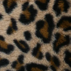 Coussin Et Housse|STOF Coussin carré fausse fourrure léopard (45 x 45 cm) Fauves Camel