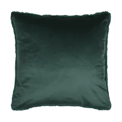 Coussin Et Housse|STOF Coussin carré fausse fourrure (45 x 45 cm) Timmy Vert émeraude