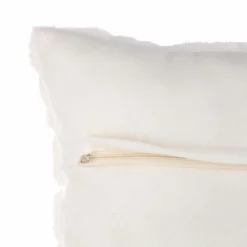 Coussin Et Housse|ATMOSPHERA Coussin carré fausse fourrure (45 x 45 cm) Manoir Blanc