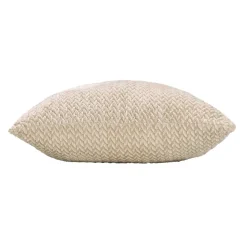 Coussin Et Housse|douceur d'intu017drieur Coussin carré flanelle relief (45 x 45 cm) Flanela Beige