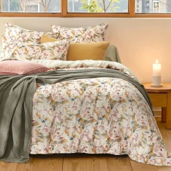 Coussin Et Housse|EMINZA Coussin carré gaze de coton (45 x 45 cm) April Multicolore