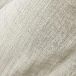 Coussin Et Housse|EMINZA Coussin carré gaze de coton (40 x 40 cm) Gaïa pampa Beige