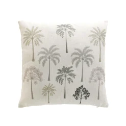 Coussin Et Housse|douceur d'intu017drieur Coussin carré lin et coton (45 x 45 cm) Palmea Vert