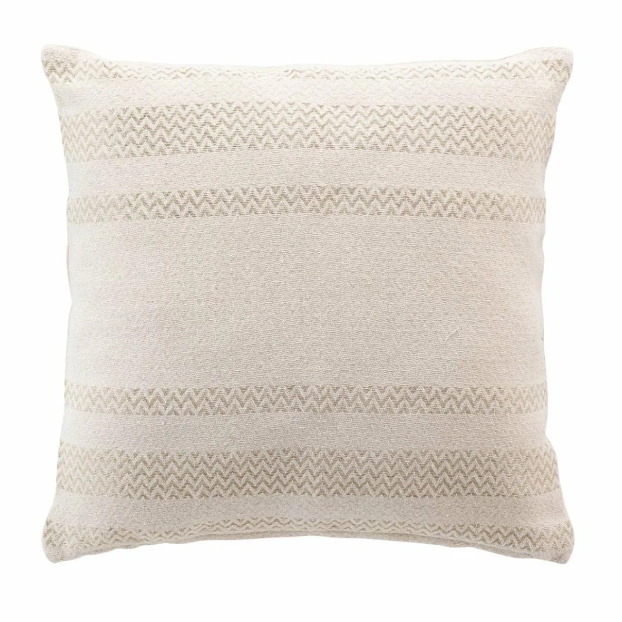 Coussin Et Housse|DOUCEUR D'INTERIEUR Coussin carré polycoton (40 x 40 cm) Doreline Ecru
