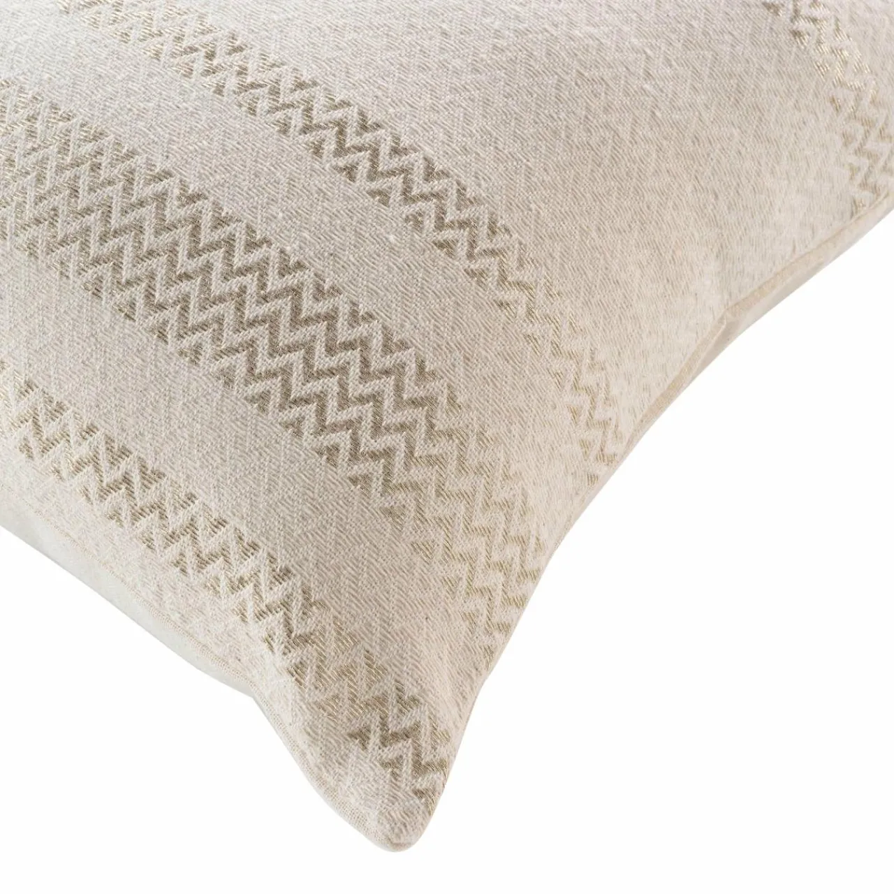 Coussin Et Housse|DOUCEUR D'INTERIEUR Coussin carré polycoton (40 x 40 cm) Doreline Ecru