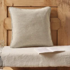 Coussin Et Housse|EMINZA Coussin carré tissé (45 x 45 cm) Magnus Ecru