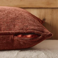 Coussin Et Housse|EMINZA Coussin carré tissé (45 x 45 cm) Magnus Terracotta