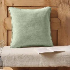 Coussin Et Housse|EMINZA Coussin carré tissé (45 x 45 cm) Magnus Vert Eucalyptus