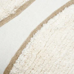 Coussin Et Housse|STOF Coussin carré tufté (45 x 45 cm) Blokken Ecru