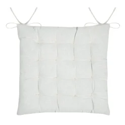Galette De Chaise|STOF Coussin de chaise carré coton (38x38 cm) Emmy Ecru