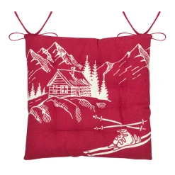 Galette De Chaise|STOF Coussin de chaise carré coton (38x38 cm) Villard Bordeaux