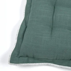 Galette De Chaise|STOF Coussin de chaise carré coton (38 x 38 cm) Helios Vert