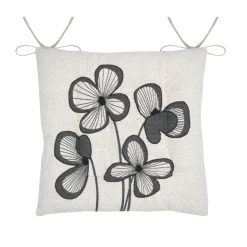 Galette De Chaise|STOF Coussin de chaise carré coton (38 x 38 cm) Tilda Ecru