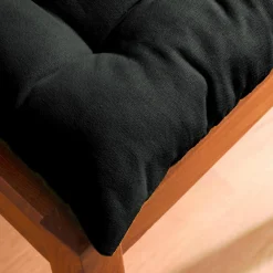 Galette De Chaise|EMINZA Coussin de chaise carré coton (40 x 40 cm) Pixel Noir