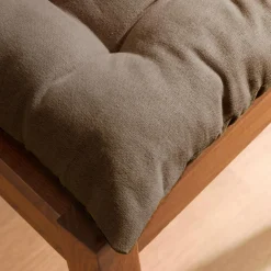 Galette De Chaise|EMINZA Coussin de chaise carré coton (40 x 40 cm) Pixel Taupe
