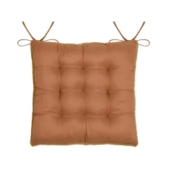 Galette De Chaise|STOF Coussin de chaise carré fausse fourrure (40 x 40 cm) Asgard Camel