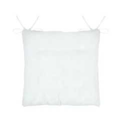 Galette De Chaise|STOF Coussin de chaise carré fausse fourrure (40 x 40 cm) Asgard Blanc