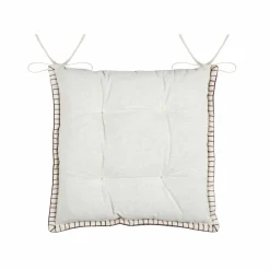 Galette De Chaise|STOF Coussin de chaise carré velours (38 x 38 cm) Landry Taupe
