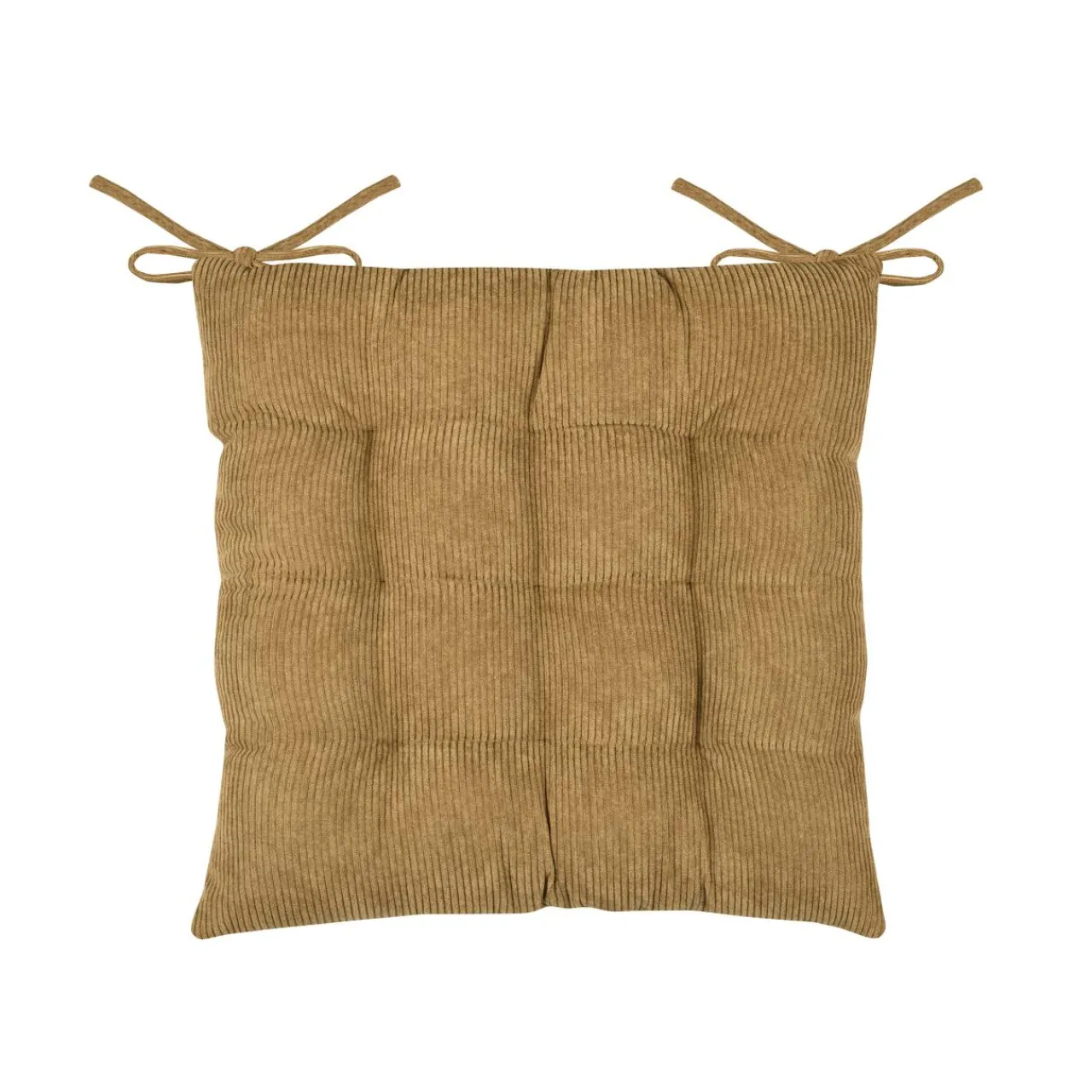 Galette De Chaise|STOF Coussin de chaise carré velours (38 x 38 cm) Dandy Camel