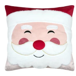 Plaid, Coussin Et Tapis De Noël|STOF Coussin de Noël carré (45 x 45 cm) Hohoho Joyeux Noël Rouge