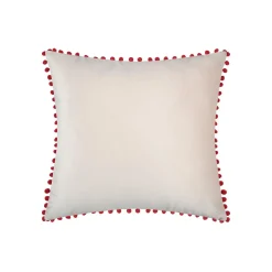 Plaid, Coussin Et Tapis De Noël|STOF Coussin de Noël carré velours (45 x 45 cm) Lucien Rouge