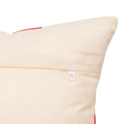 Plaid, Coussin Et Tapis De Noël|JJA Coussin de Noël rectangulaire (50 x 30 cm) Nœud en velours Rouge et écru Ecru