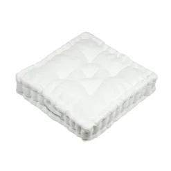 Coussin De Sol|STOF Coussin de sol carré velours (45 x 45 cm) Dandy Ecru