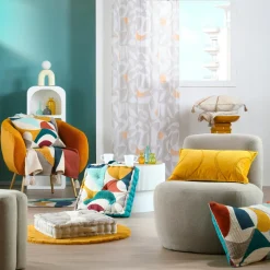 Coussin De Sol|STOF Coussin de sol coton (45 x 45 cm) Blokken Multicolore