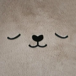 Coussin Et Plaid Enfant|Coussin Et Plaid Enfant|STOF Coussin enfant rond (35 cm) Gabin Marron