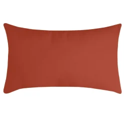 Coussin Et Housse|LOVELY CASA Coussin rectangulaire (30 x 50 cm) Nelson Terracotta
