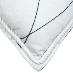 Coussin Et Housse|STOF Coussin Rectangulaire (40 x 60 cm) Bordemer Blanc