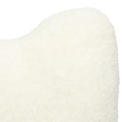 Coussin Et Housse|Atmosphera, cru017dateur d'intu017drieur Coussin rectangulaire bouclette (35 x 48 cm) Bliss Blanc