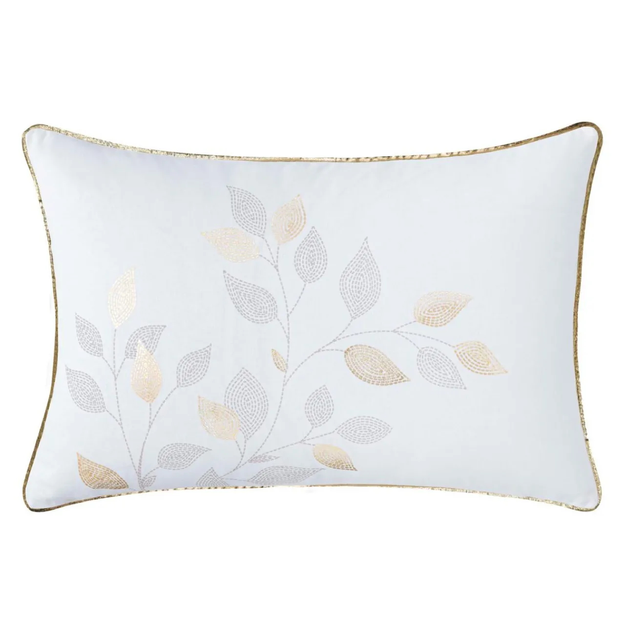 Coussin Et Housse|douceur d'intu017drieur Coussin rectangulaire coton (40 x 60 cm) Duchesse Blanc