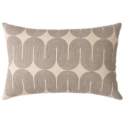 Coussin Et Housse|douceur d'intu017drieur Coussin rectangulaire coton (40 x 60 cm) Ondine Noir