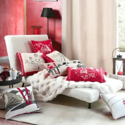 Coussin Et Housse|STOF Coussin Rectangulaire Coton (35 x 60 cm) Villard Ecru