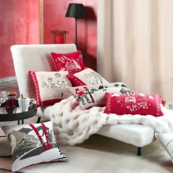 Coussin Et Housse|STOF Coussin rectangulaire coton (35 x 60 cm) Villard Multicolore