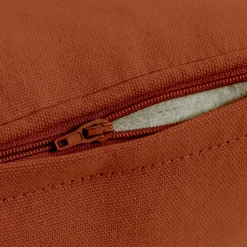 Coussin Et Housse|EMINZA Coussin rectangulaire coton (30 x 50 cm) Pixel Terracotta