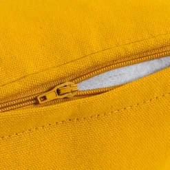 Coussin Et Housse|EMINZA Coussin rectangulaire coton (30 x 50 cm) Pixel Jaune moutarde