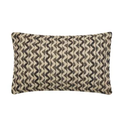 Coussin Et Housse|douceur d'intu017drieur Coussin rectangulaire coton (30 x 50 cm) Loumeo Noir