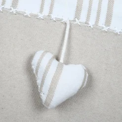 Coussin Et Housse|STOF Coussin rectangulaire coton (35 x 60 cm) Josephine Ecru