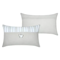 Coussin Et Housse|STOF Coussin rectangulaire coton (35 x 60 cm) Josephine Ecru