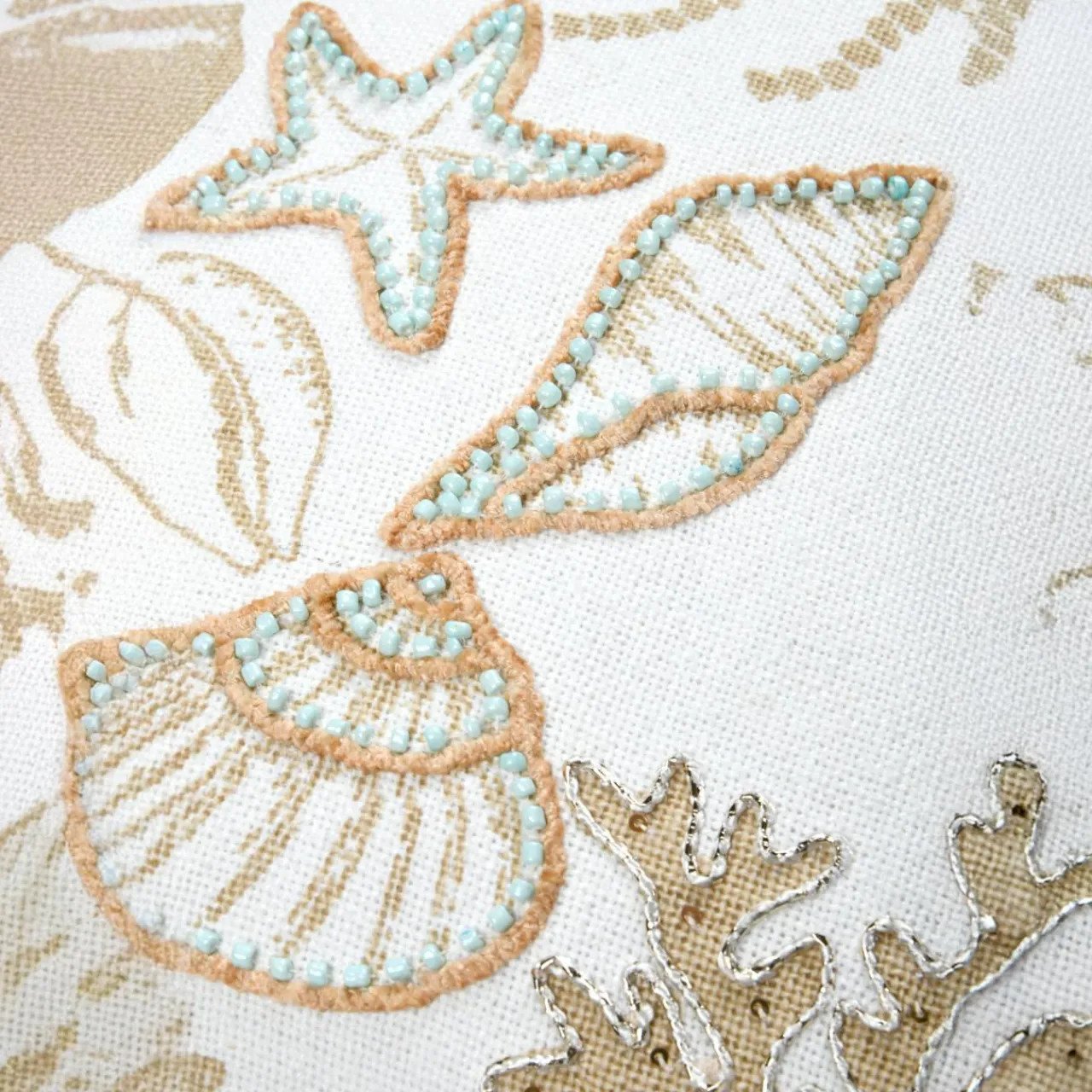 Coussin Et Housse|STOF Coussin rectangulaire en coton (35 x 50 cm) Barbade Blanc