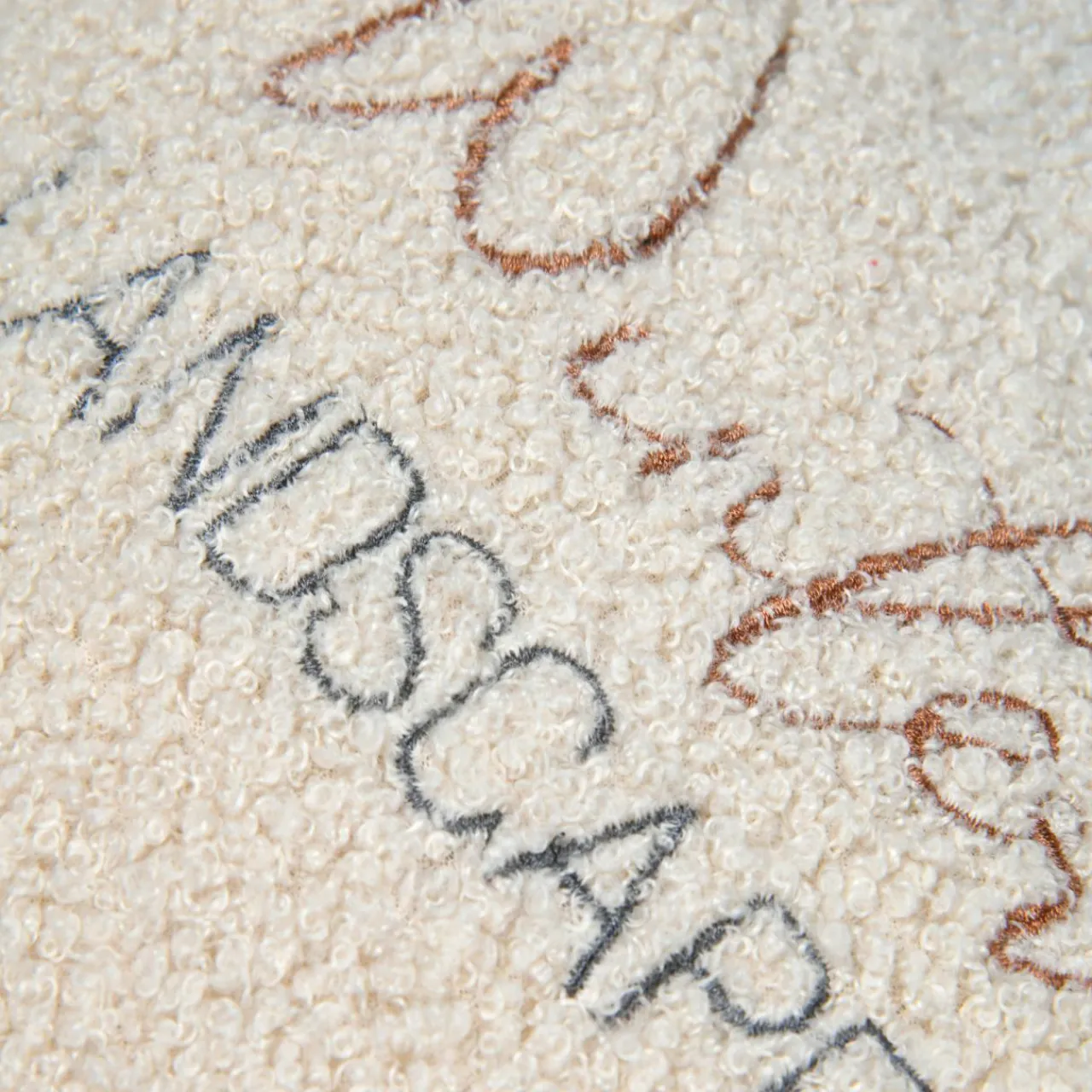 Coussin Et Housse|STOF Coussin rectangulaire fausse fourrure (30 x 50 cm) Wildforest Ecru